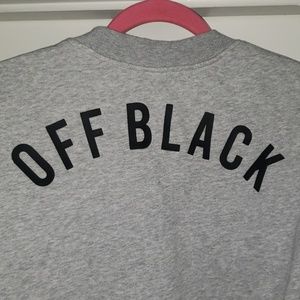 H&M  OFF BLACK grey crewneck sweatshirt